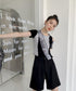 Color Block Cut-Out Top